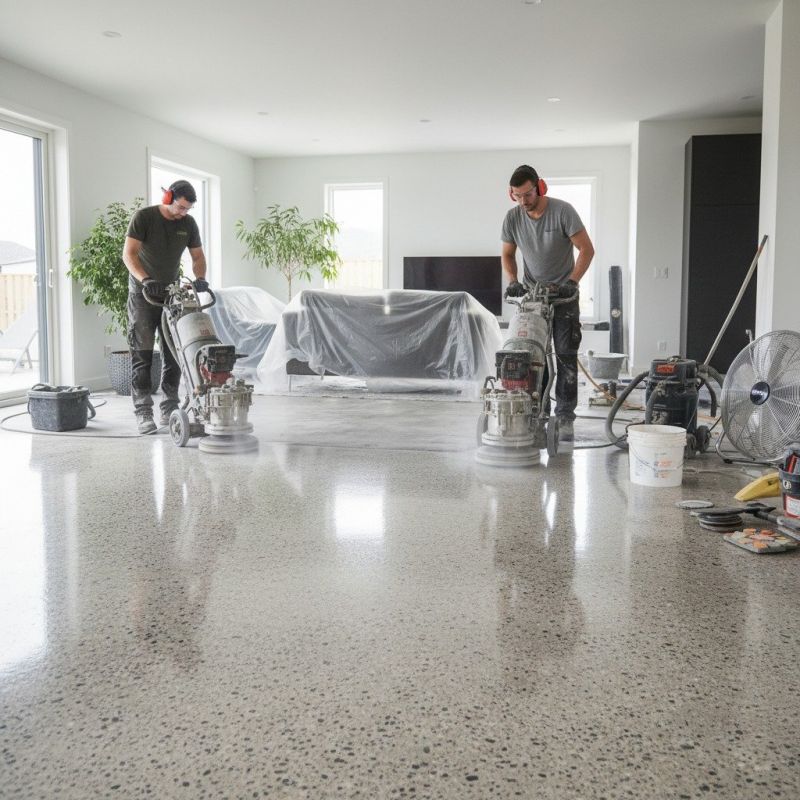 Local Concrete Polishing Services pros at work